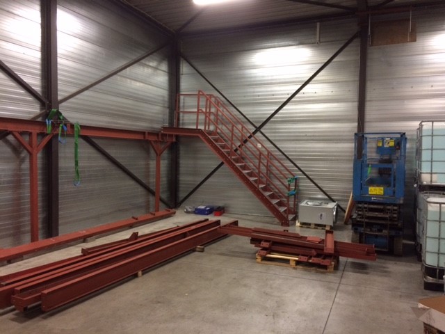 Staalconstructie bordes 1