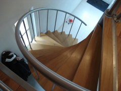 RVS leuning spiltrap